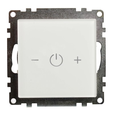 Выключатель диммирующий сенсорный (механизм) 250В, 150W, серия Катрин, белый 50276