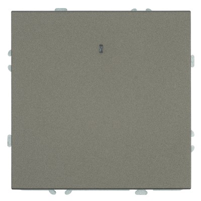 Выключатель 1-клавишный c индикатором (механизм), STEKKER, 250В, 10А, серия Эмили, RSW10-5101-09, антрацит, soft touch 49915