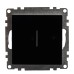 Выключатель 1-клавишный сенсорный (механизм) 250В, 2,5А, серия Катрин, черный 50272