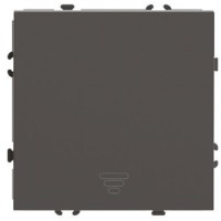 Выключатель 1-кл.самовозвр. (механизм), STEKKER, 250В, 10А, серия Эмили, RSW10-5112-09, антрацит, soft touch 50366