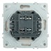 Переключатель перекрестный 1-клавишный (механизм), STEKKER, 250В, 10А, серия Эмили, RSW10-5110-08, кашемир, soft touch 49897