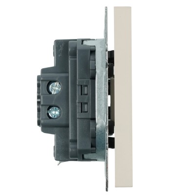 Переключатель перекрестный 1-клавишный (механизм), STEKKER, 250В, 10А, серия Эмили, RSW10-5110-08, кашемир, soft touch 49897