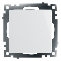 Выключатель 1-клавишный (механизм), STEKKER GLS10-7103-01, 250V, 10А, серия Катрин, белый 39298 Выключатель 1-клавишный (механизм), STEKKER GLS10-7103-01, 250V, 10А, серия Катрин, белый 39298