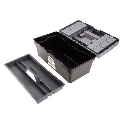 Ящик для инструмента 17", 420 х 220 х 180 мм, пластик Stels Ящик для инструмента 17", 420 х 220 х 180 мм, пластик Stels