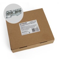 Зажим пружинный, 4-проводной проходной ЗНИ - 4,0 (JXB ST 4), серый STEKKER 39966 Зажим пружинный, 4-проводной проходной ЗНИ - 4,0 (JXB ST 4), серый STEKKER 39966