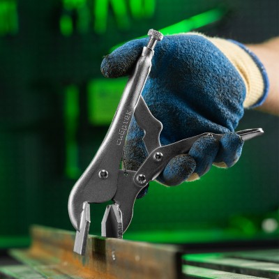 Зажим ручной, фиксация плоскости, 205 мм Сибртех