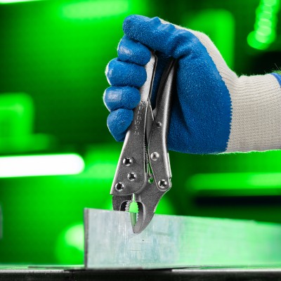 Зажим ручной, полукруглый захват, 180 мм Сибртех