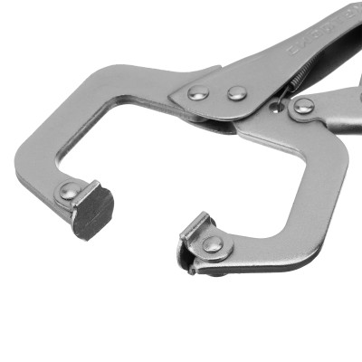 Зажим ручной, увеличенный захват, подвижные губки, 170 мм Сибртех