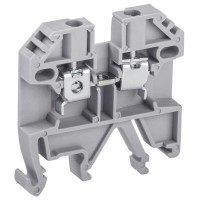 Зажим наборный изолированный (винтовой) ЗНИ - 2,5 (JXB2.5), серый, STEKKER 39354
