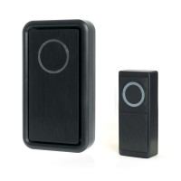 Дверной звонок беспроводной Feron 41436 от батареек IP44, Цвет Черный, 18 мелодий Дверной звонок беспроводной Feron 41436 от батареек IP44, Цвет Черный, 18 мелодий